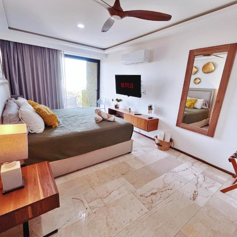 Ocean View Balcony, Rooftop, Estudio next 5thAve - Apartment mit Aussicht und Balkon - 5