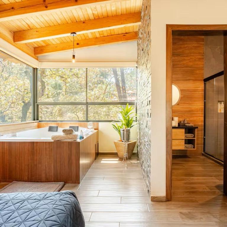 Cabaña Mazamitla con Jacuzzi hasta para 5 personas - Chalet de 2 dormitorios - 6