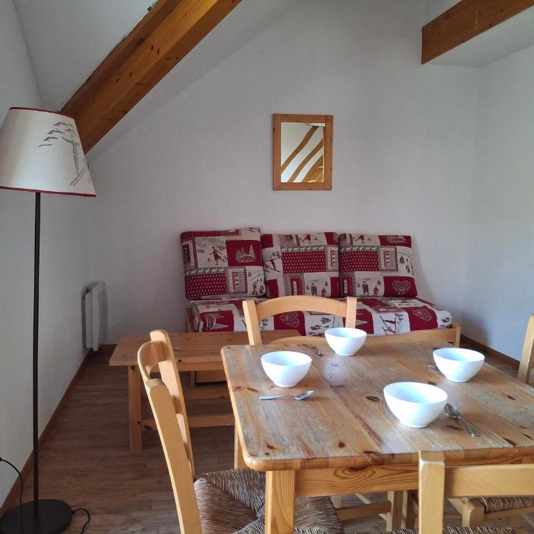Confortable T2 Duplex 4 pers. au pied des pistes - Appartement 1 Chambre - 4