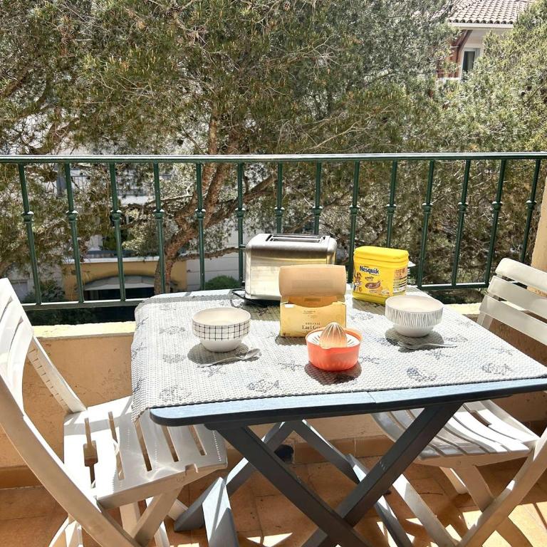 Studio mezzanine avec terrasse à Saint-Aygulf, proche plage - FR-1-226A-207 - Appartamento - 1