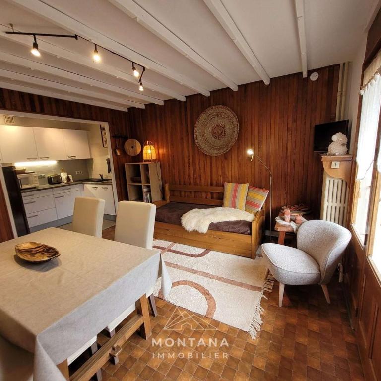 Beau 2 pièces au cœur du Grand-Bornand, pour 4 personnes - FR-1-458-219 - Apartamento - 2