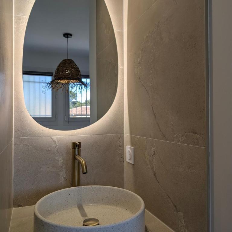 T2 Cocon à 5 min de la plage Calme & Confort - Apartamento de 1 dormitorio con vistas al jardín - 10