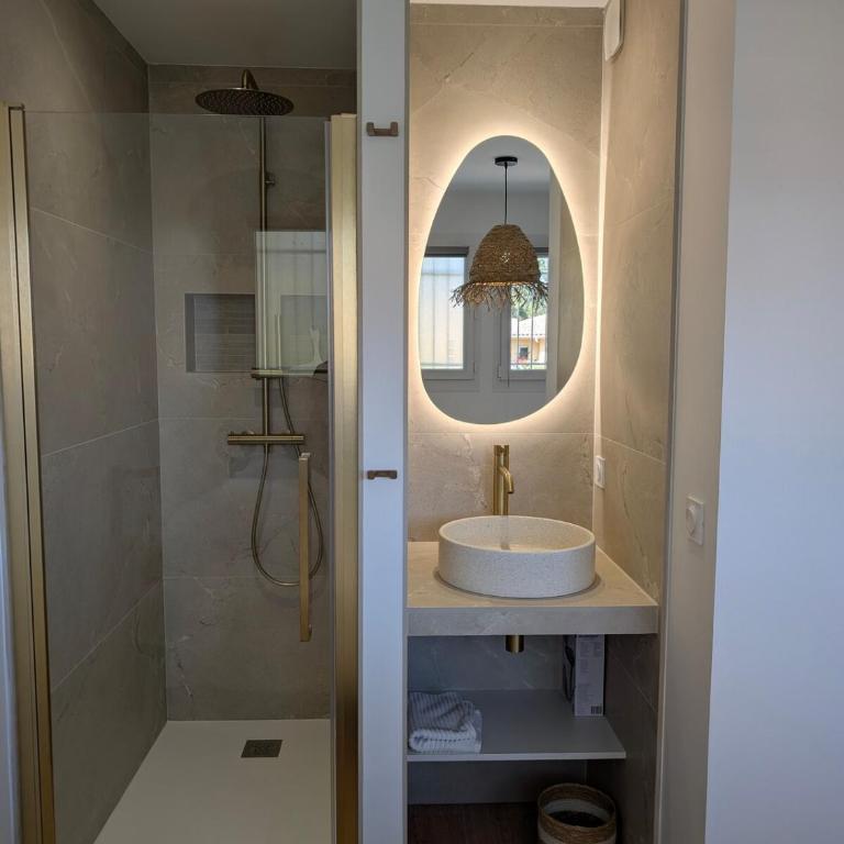 T2 Cocon à 5 min de la plage Calme & Confort - Apartamento de 1 dormitorio con vistas al jardín - 8