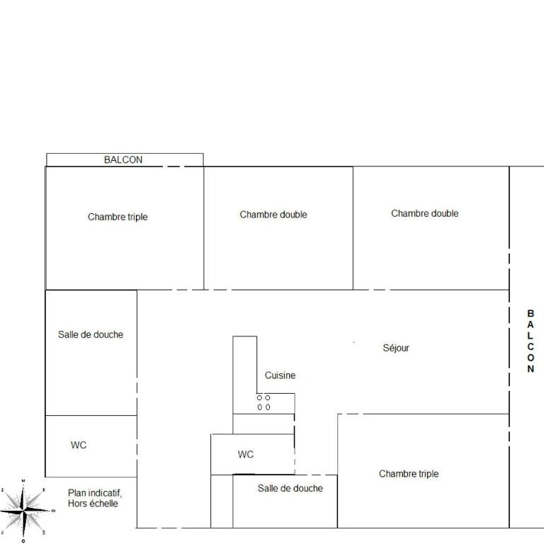 Résidence Lou Baitandys - Plein centre, skis aux pieds, vue dégagée sur pistes MAE-0851 - Appartamento - 10