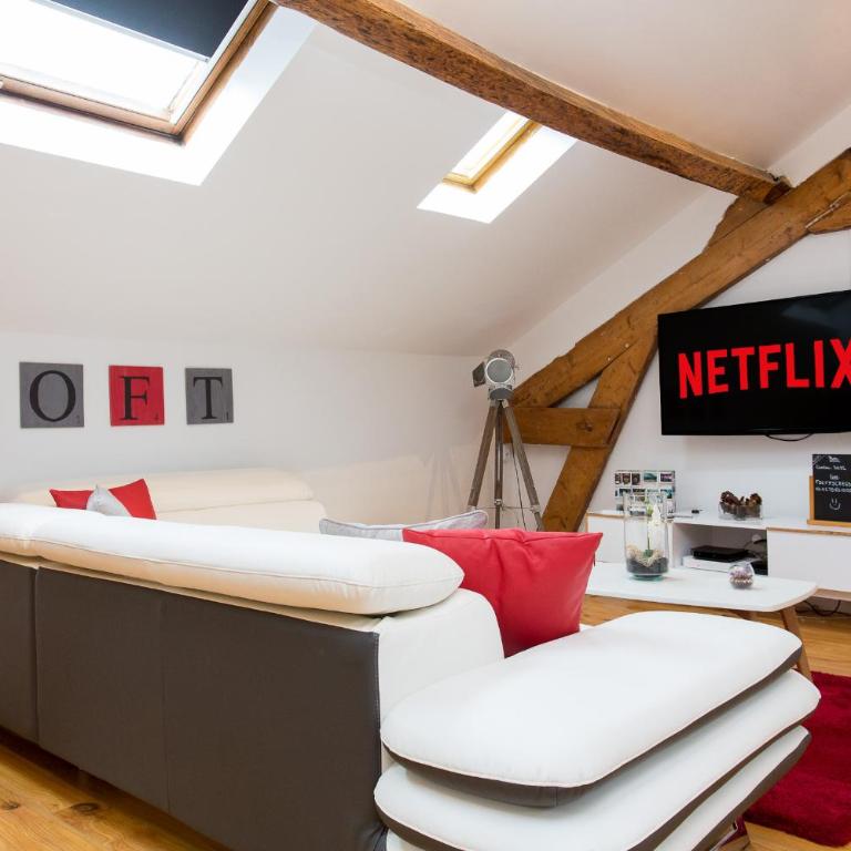 LB Vacation Rentals I Big Loft 107m2, 10min Walk to Palais des Festivals - Loft - 2