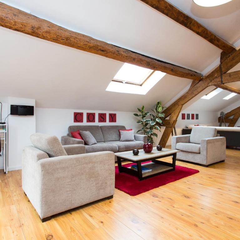 LB Vacation Rentals I Big Loft 107m2, 10min Walk to Palais des Festivals - Loft - 10