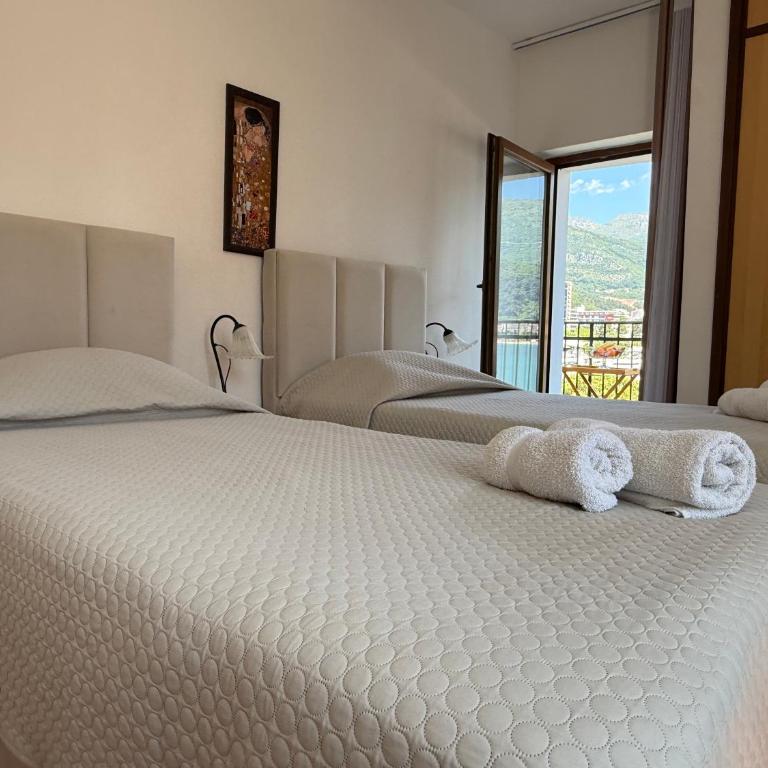 Apartments Aleksić Old Town - Apartman sa 2 Spavaće Sobe, Balkonom i Pogledom na More - 13