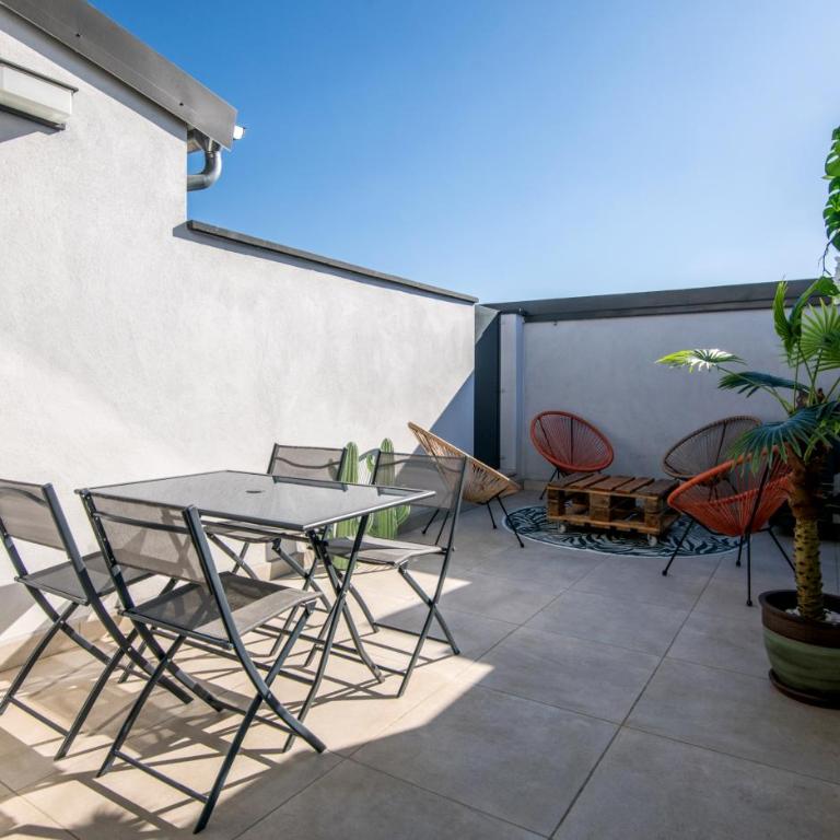 Escapade Tropicale fibre, terrasse,parking,clim - Appartement 1 Chambre avec Terrasse - 19
