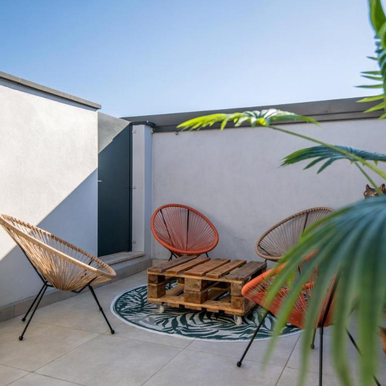 Escapade Tropicale fibre, terrasse,parking,clim - Appartement 1 Chambre avec Terrasse - 21