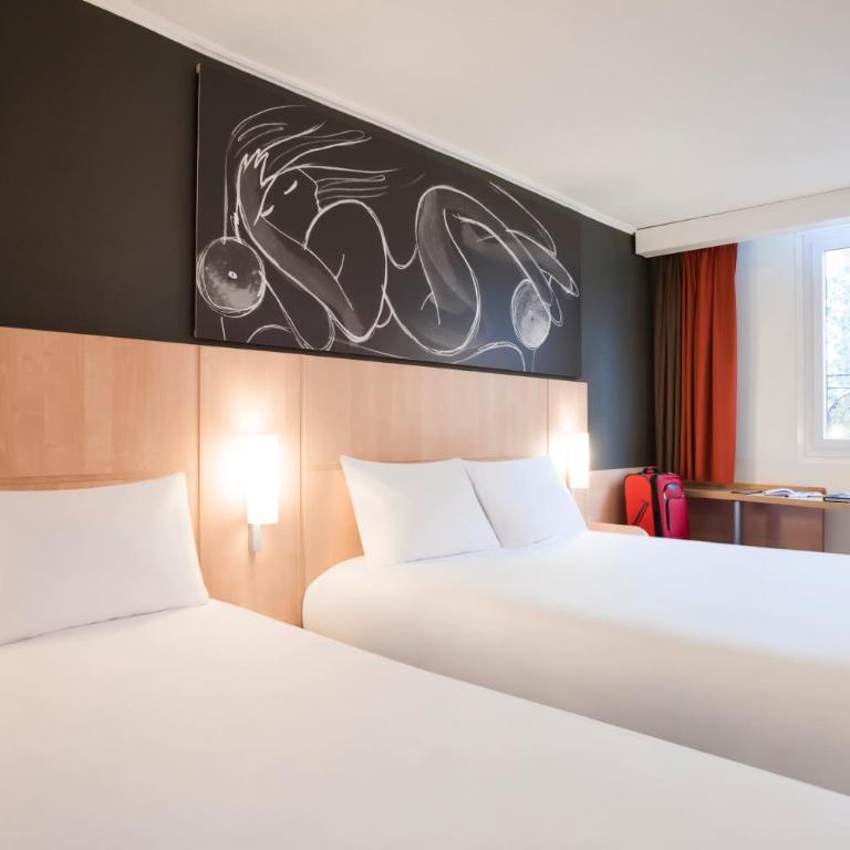 ibis Maine Montparnasse - Chambre Standard avec 1 Lit Double et 1 Lit Simple - 4