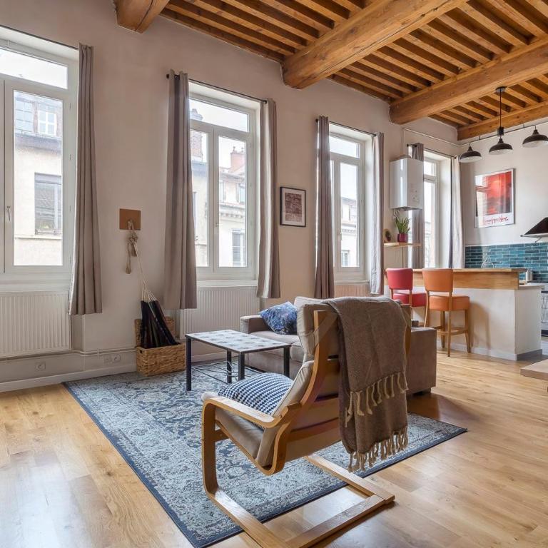 Le Tisserand - Superbe Canut pentes Croix Rousse - Appartement - 7