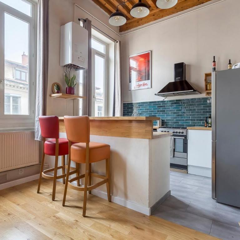 Le Tisserand - Superbe Canut pentes Croix Rousse - Appartement - 11