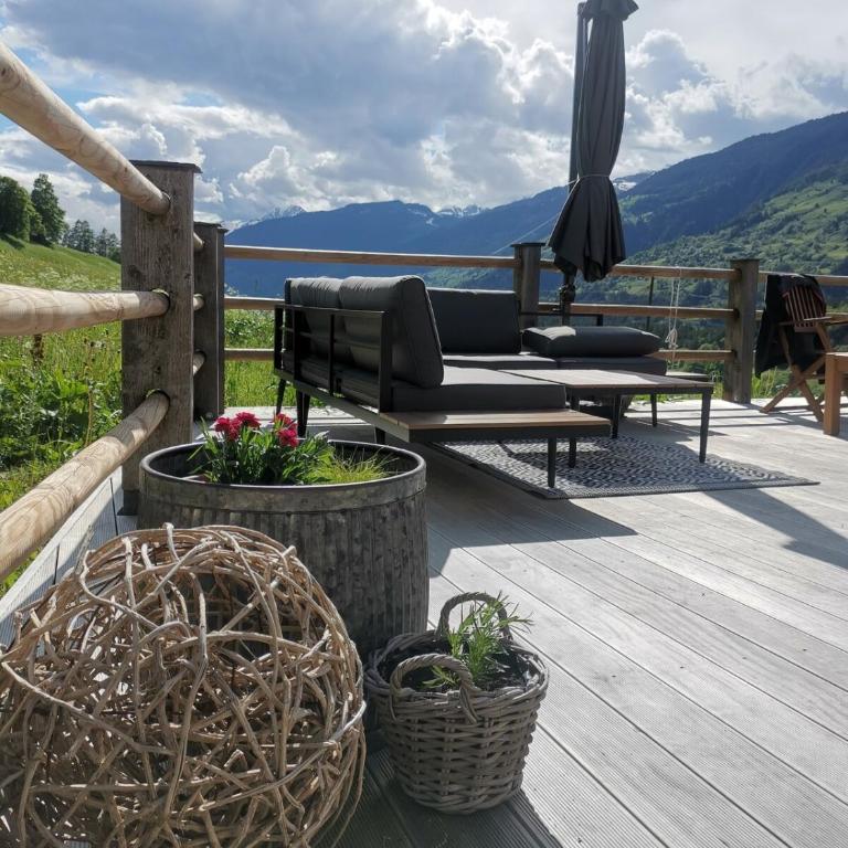 Romantisches Walliser Chalet mit Bergpanorama - Apartment mit 1 Schlafzimmer - 23
