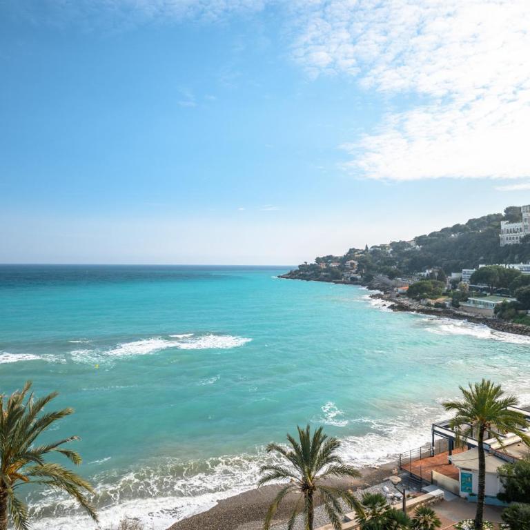 Rives d'or 2, Beautiful beachfront studio, beach access, AC - Studio - Vue sur Mer - 10