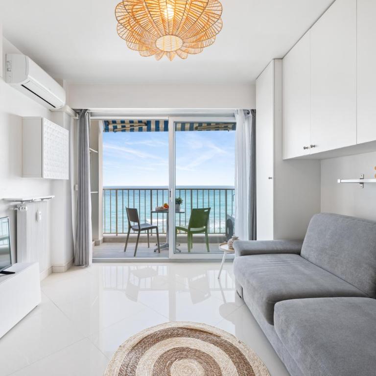 Rives d'or 2, Beautiful beachfront studio, beach access, AC - Studio - Vue sur Mer - 22