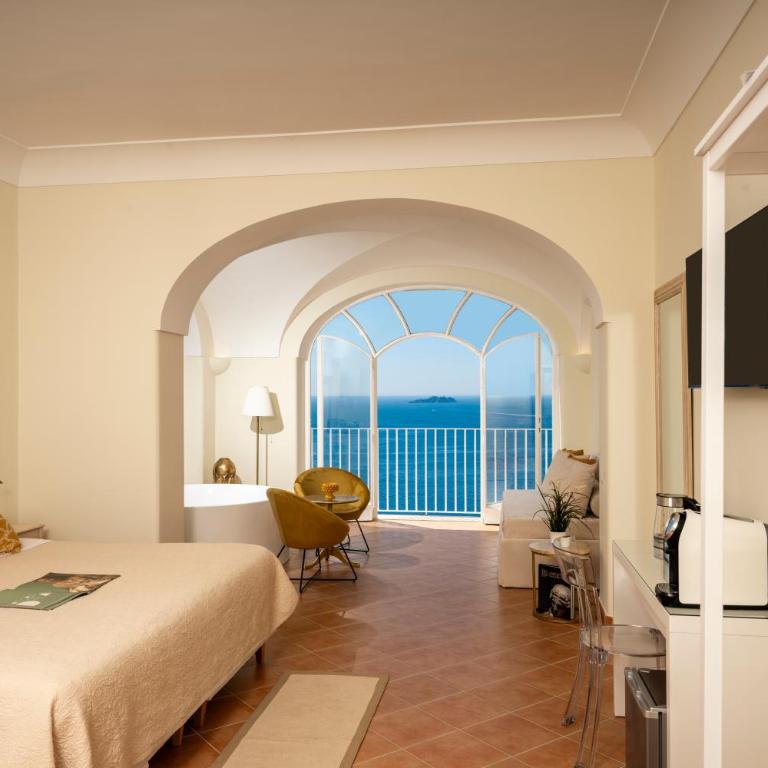 Villa Santa Chiara Positano Suites - Suite King con Vista Mare - 6