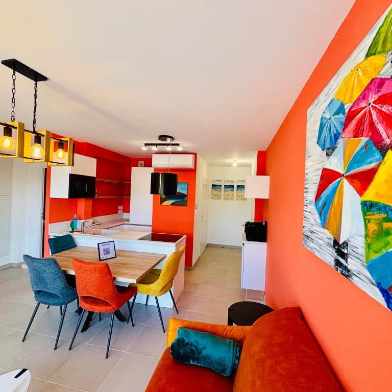 Haut Standing ACCÈS DIRECT MER 3min à pieds,Parking privée, Wifi, Netflix - Appartement 2 Chambres - 13