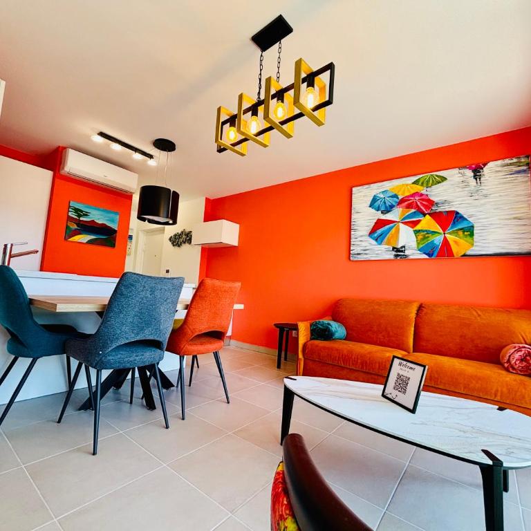 Haut Standing ACCÈS DIRECT MER 3min à pieds,Parking privée, Wifi, Netflix - Appartement 2 Chambres - 25
