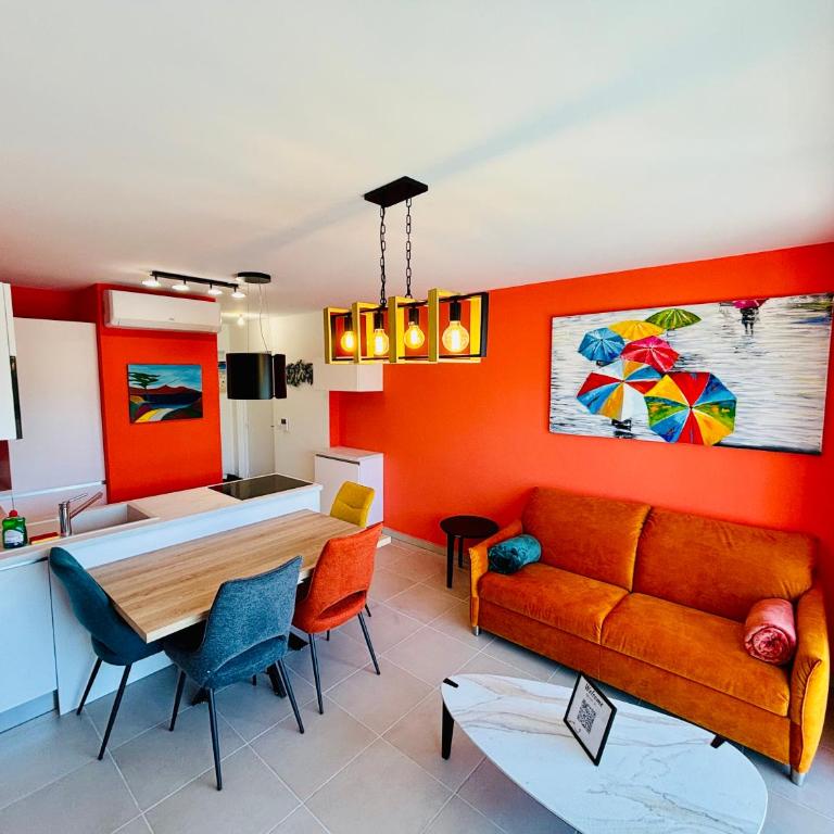Haut Standing ACCÈS DIRECT MER 3min à pieds,Parking privée, Wifi, Netflix - Appartement 2 Chambres - 9