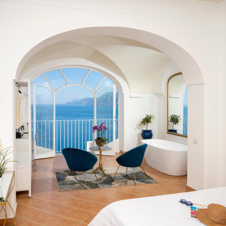 Villa Santa Chiara Positano Suites - Suite Queen con Vista Mare - 3