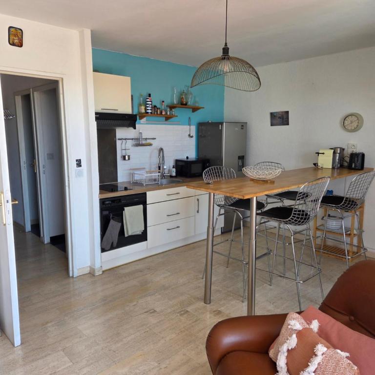 Charmant studio terrasse avec vue, plein sud - Apartment mit 1 Schlafzimmer - 5