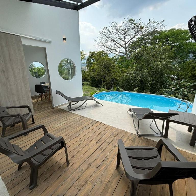 Hermosa cabaña en Villeta - Casa con 1 dormitorio - 17