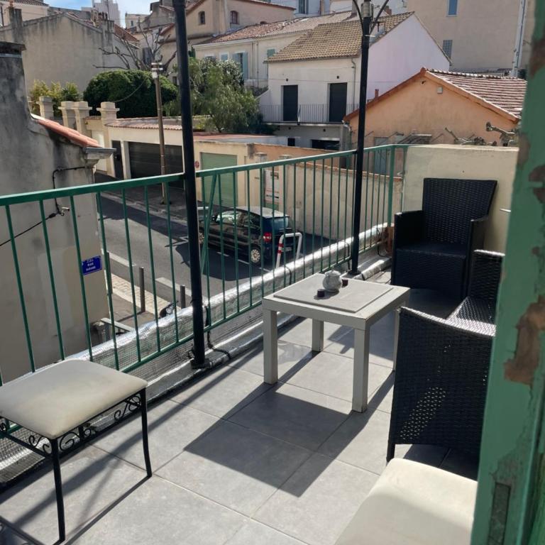 Stud terras Ville Corniche 2 pers stat gratuit rue Modif suivt possib et accord exclusif - Studio avec Terrasse - 1