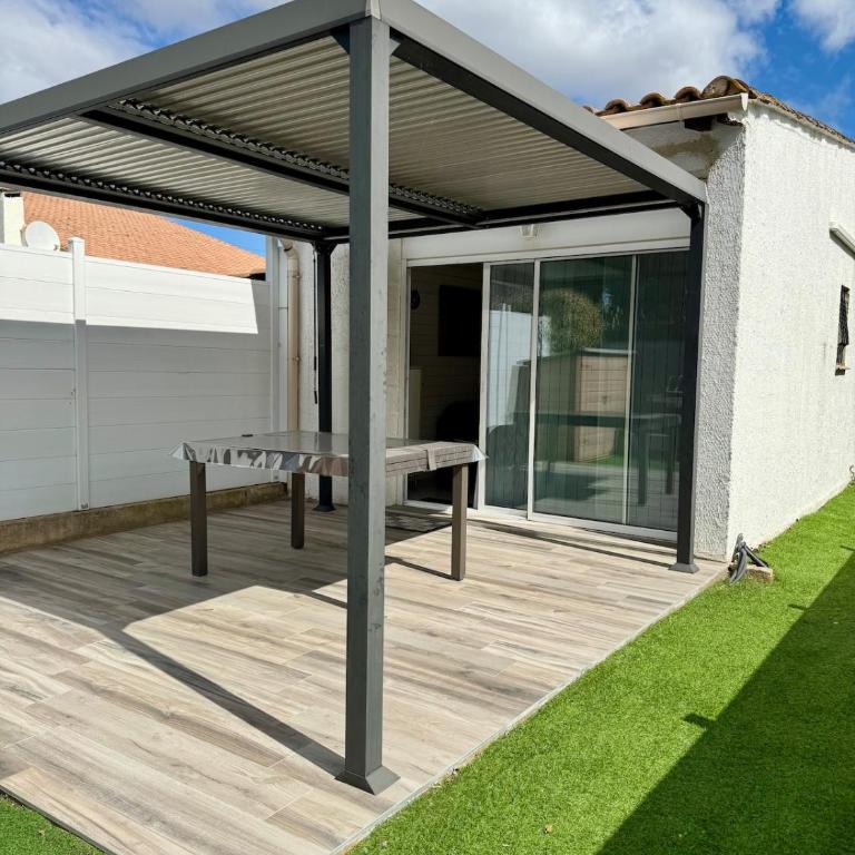 Studio Plein sud - 3 pers - Agde - Terrasse - Barbecue - Clim - Parking -Histoire de clés - Appartement 1 Chambre - 22