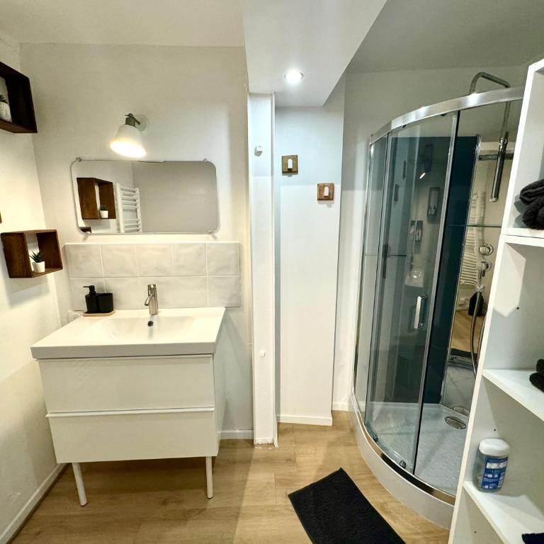 La Petite Boulonnaise Studio cosy avec cour privative - proche Nausicaa - Studio avec Terrasse - 26