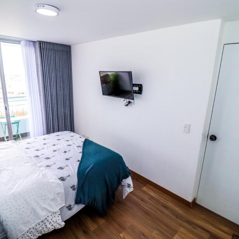 Moderno departamento para tus vacaciones o trabajo en San Miguel - Apartamento con balcón - 14