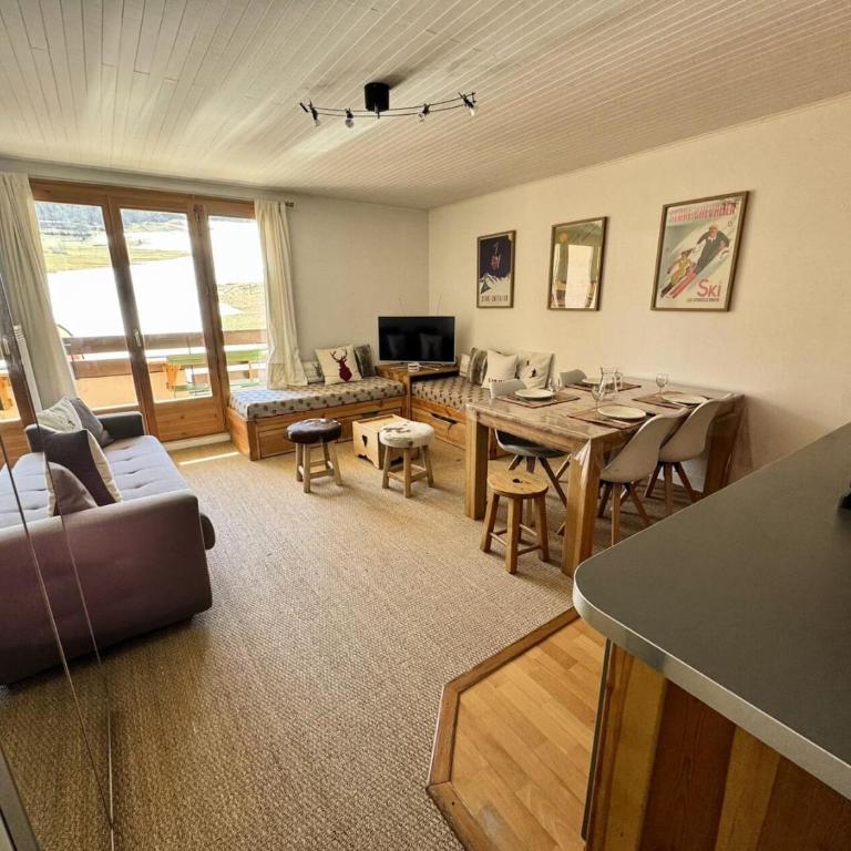 Résidence La Meije - Studio· Centre station/cœur de station · Vue pistes MAE-9071 - Studio - 1