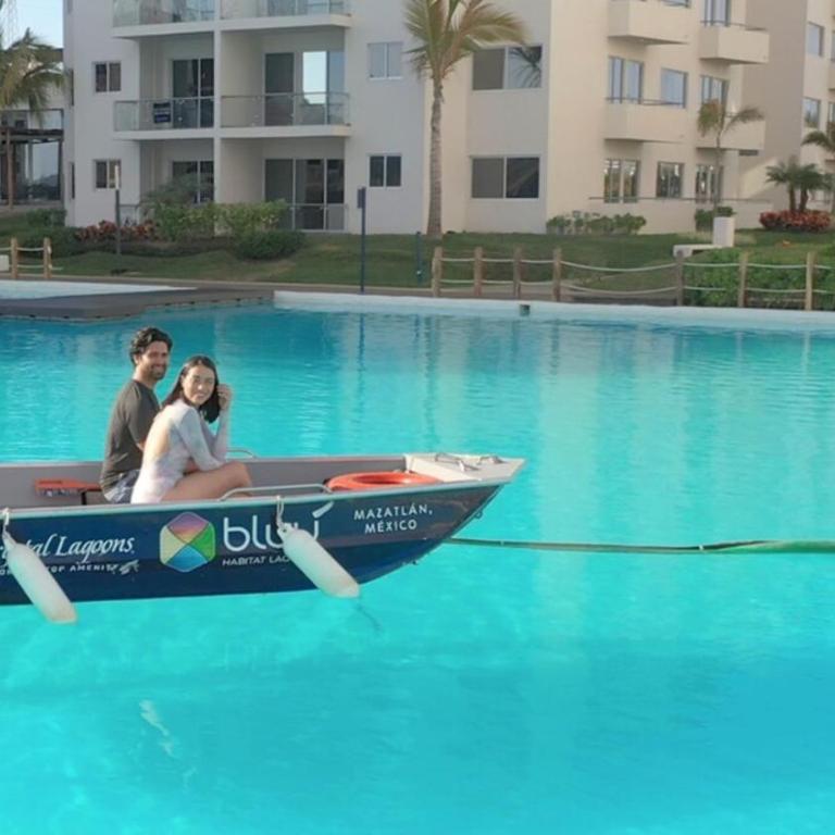 Mazablue depa en laguna con playas artificiales - Two-Bedroom Apartment with Resort View - 38
