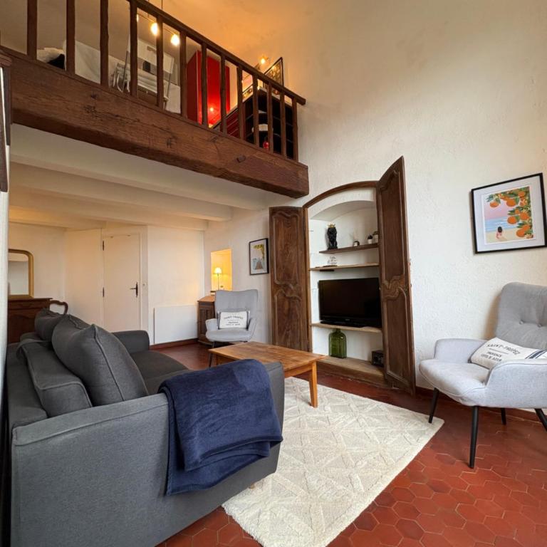 Magnifique maison de village clim vue mer 6 pers - Maison 2 Chambres - 9