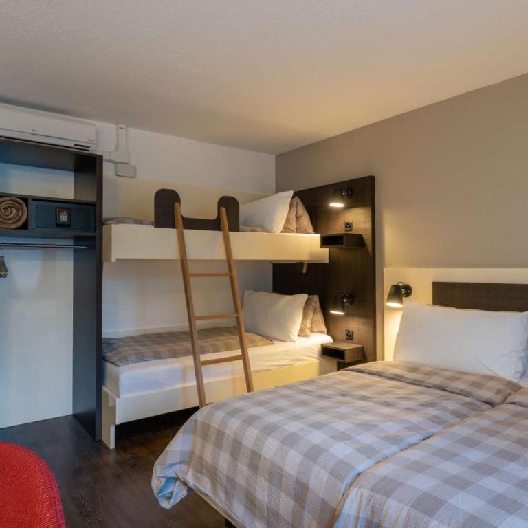 Hotel Derby Interlaken - self check-in - Habitación Cuádruple con aire acondicionado - 3