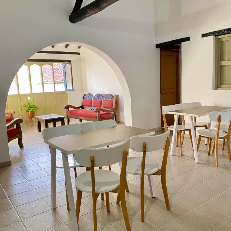 El Aldabón - Villa de Leyva - Quadruple Room with Private Bathroom - 5