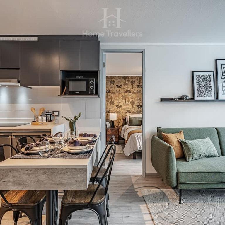 HT Acogedor y Ejecutivo 3PAX en Santiago ESTAC - Apartment - 1