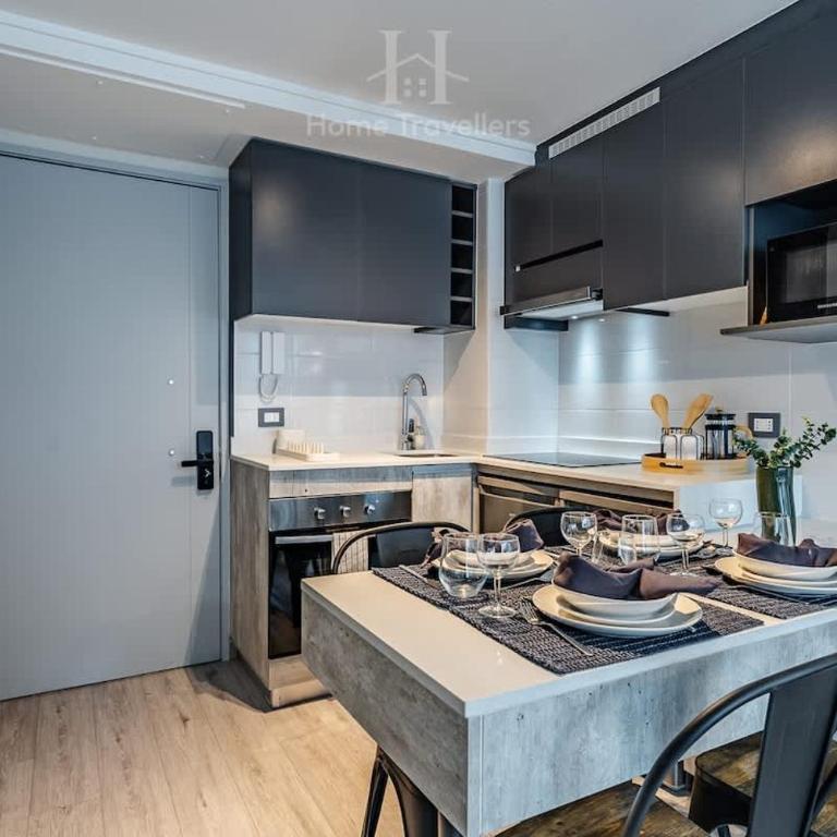 HT Acogedor y Ejecutivo 3PAX en Santiago ESTAC - Apartment - 4