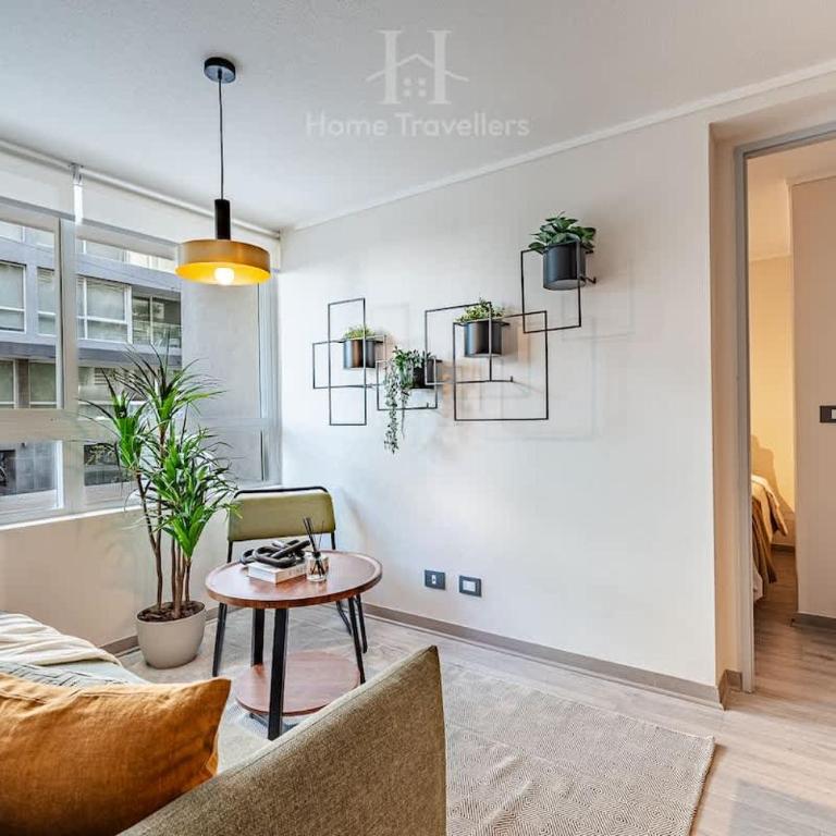 HT Acogedor y Ejecutivo 3PAX en Santiago ESTAC - Apartment - 7