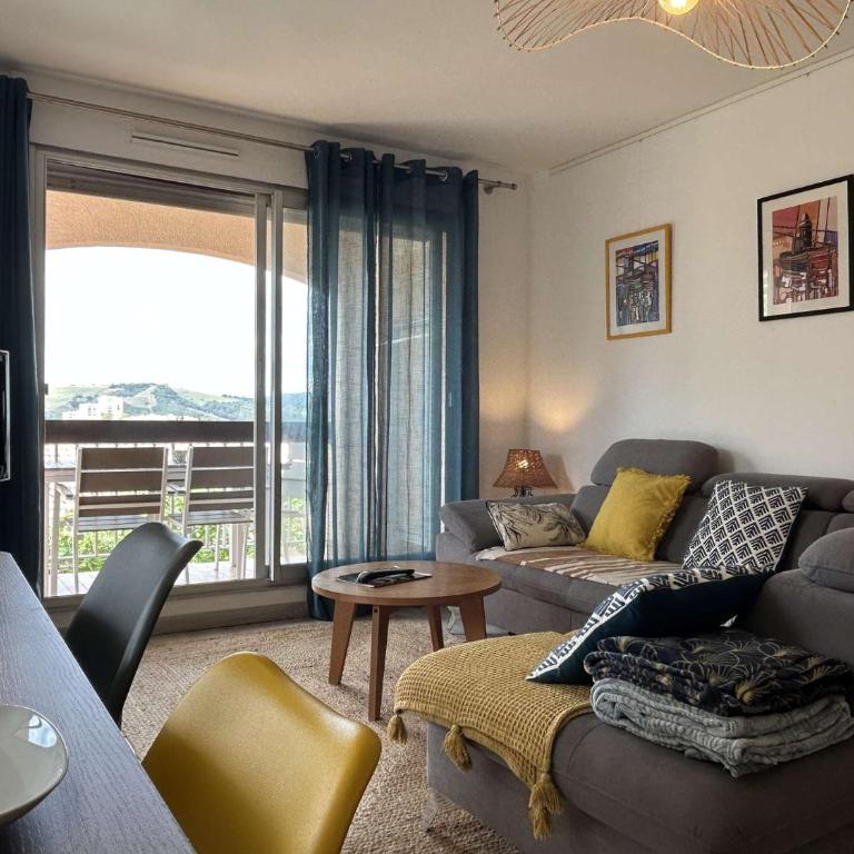 Appartement 3 pièces 5 couchages BANYULS SUR MER BN050-H03 - Two-Bedroom Apartment with Sea View - 6