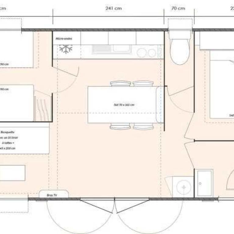 ZEcamping 4 étoiles bain à remous piscine couverte animaux acceptés - Mobilheim - 15