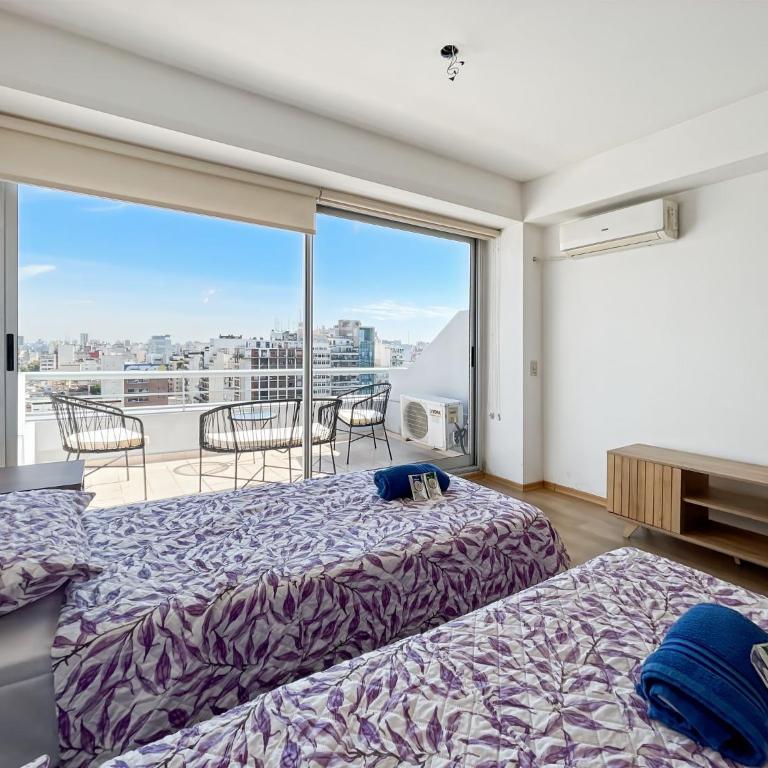 Studio Apartment on 13th Floor with balcony terrace - Apartamento - 1