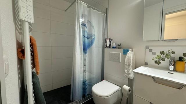 HEART Studio Visp Zentrum I ruhig I Single I Paare I Küche - Deluxe Studio mit Doppelbett - 3