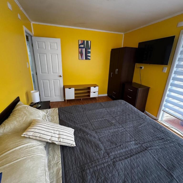 cabaña grande central en parcela 3 para 6 p - Casa de 2 dormitorios - 7