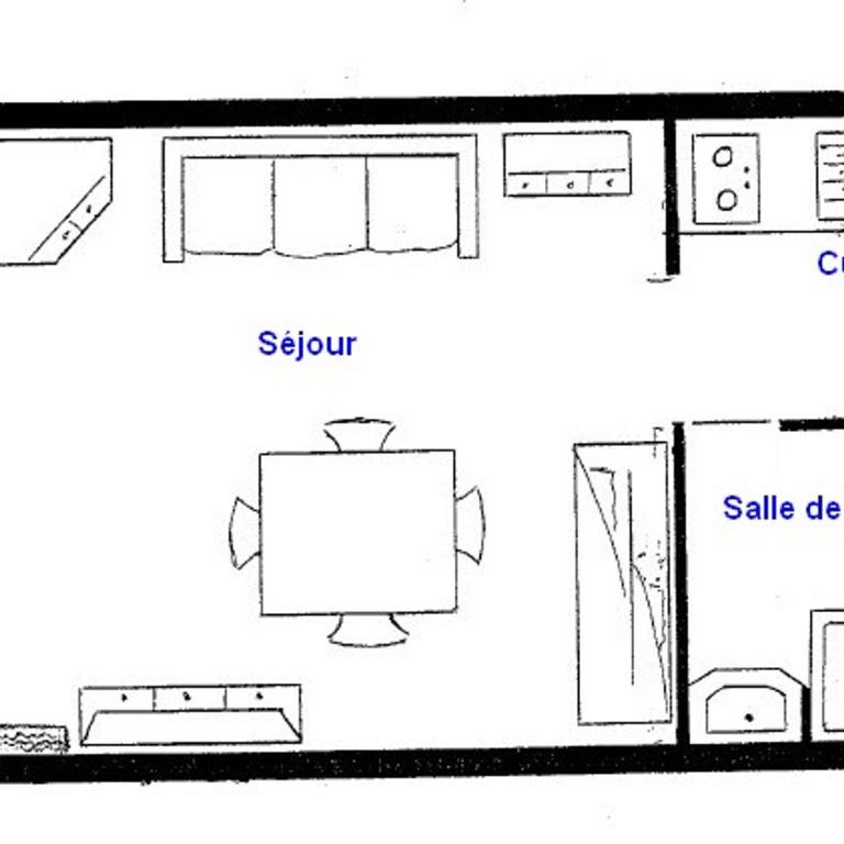 Studio chaleureux pour 4 personnes à Hauteluce - Studio - 7