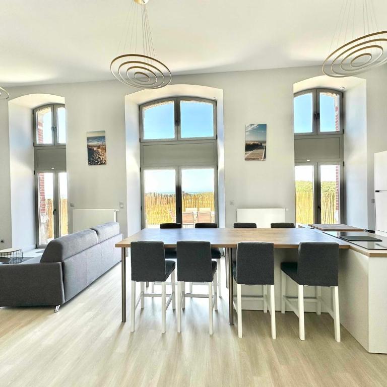 Superbe Duplex FACE MER avec Terrasse sur la plage de Berck et 2 Places de Parking - Apartamento de 3 dormitorios con vistas al mar - 12