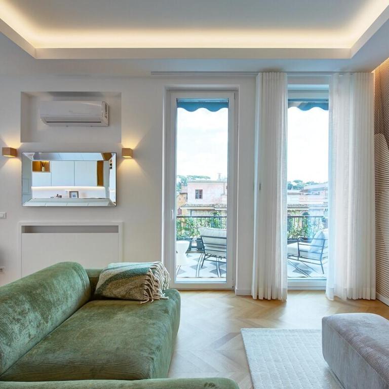 Green Tevere Rooftop - Appartamento Deluxe con 1 Camera da Letto e Vista Città - 31