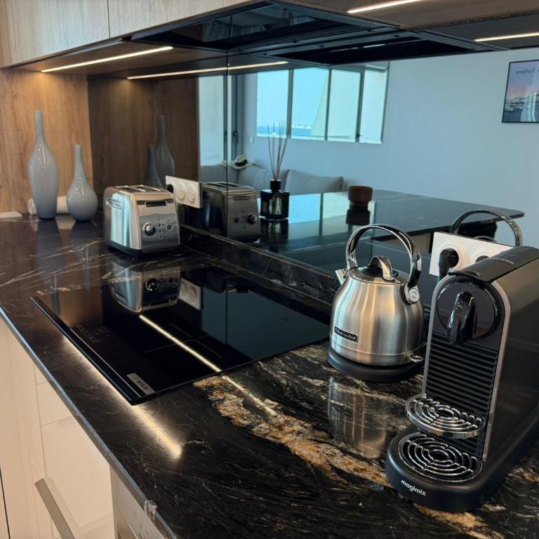 Appartement vue mer 45m2 avec grande terrasse 20m2 - One-Bedroom Apartment - 16