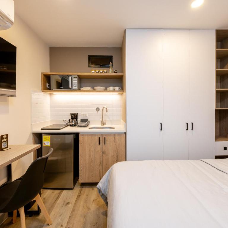 Aparta estudio en el Poblado - AC y Wi Fi - Apartamento de 1 dormitorio - 9