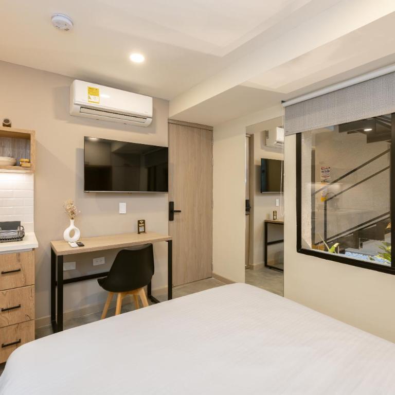 Aparta estudio en el Poblado - AC y Wi Fi - Apartamento de 1 dormitorio - 12