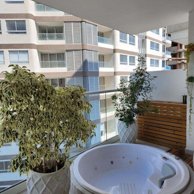 Cartagena Exclusive Apartment with Jacuzzi - Apartamento de 1 dormitorio con balcón y vistas al mar - 25